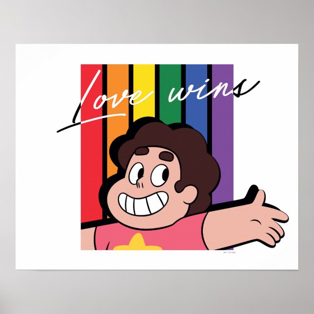Póster Steven Universe - El amor gana (Frente)