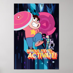 Póster Steven Universe   Steven serio... ¡Activa!