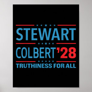 Póster Stewart & amp; Colbert 2028 Truthiness For All, Di