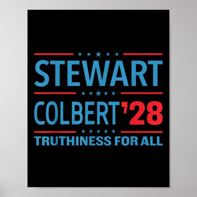 Póster Stewart & amp; Colbert 2028 Truthiness For All, Di (Frente)