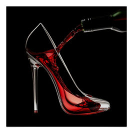 Póster Stiletto y Wine-Wine Bar