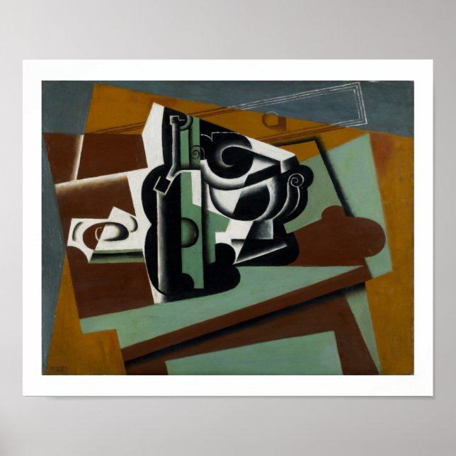 Póster Still Life, 1917 (petróleo en el panel) (Frente)