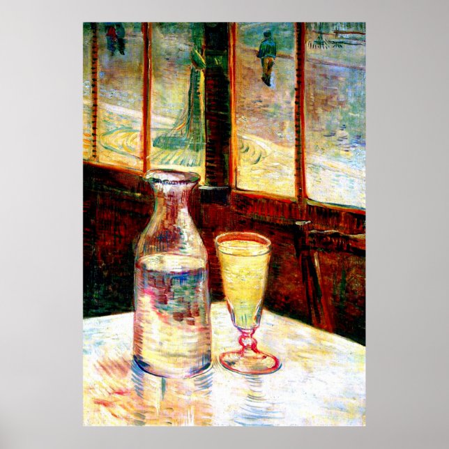 Póster Still Life Absinthe Van Gogh Bella Artes (Frente)
