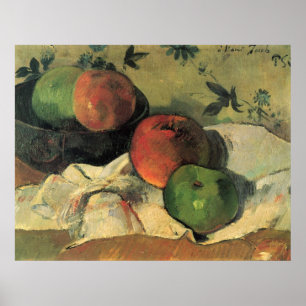Póster Still Life by Eug � ne Henri Paul Gauguin