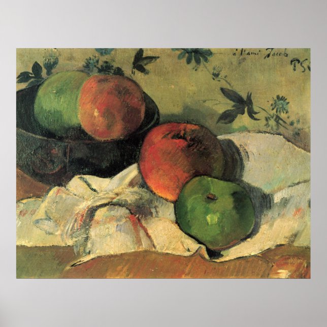 Póster Still Life by Eug � ne Henri Paul Gauguin (Frente)