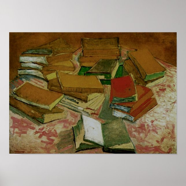 Póster Still Life Novelas francesas Van Gogh Bella Artes (Frente)