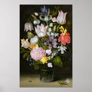 Póster Still Life with Flowers