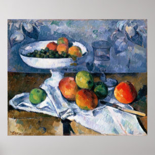 Póster Still Life with Fruit Dish