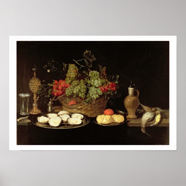Póster Still Life with Oysters (Frente)