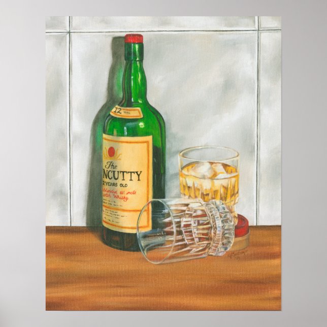 Póster Still Life with Scotch de Jennifer Goldberger (Frente)