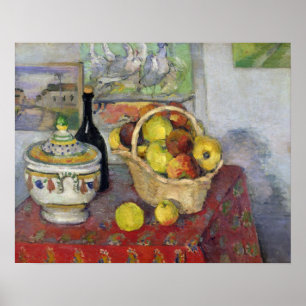 Póster Still Life with Tureen, c.1877