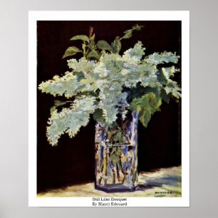 Póster Still Lilac Bouquet De Manet Edouard