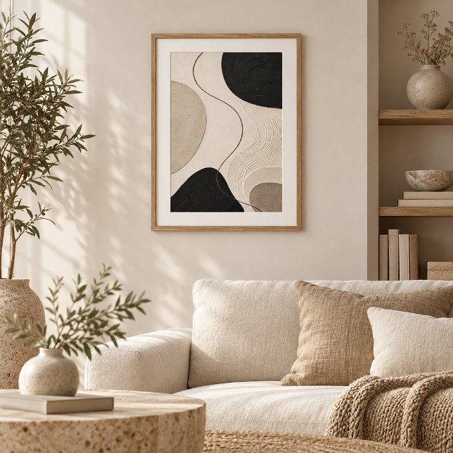 Póster Still Trace | Minimal Abstract Plaster Art Print (Subido por el creador)