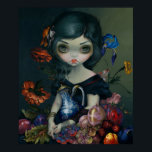 Póster Stilleven VI: Het Portret ART PRINT pop surrealist<br><div class="desc">"Stilleven VI: Het Portret" - pintado para la exhibición "Yendo Barroco" del Museo de Arte de Orlando - la sexta de una serie de obras que he planeado que presentan elementos "desconstruidos" de vida inmóvil inspirados en los maestros pintores holandeses de los años 1500-1600, junto con chicas, fábricas y ninfas...</div>