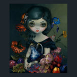 Póster Stilleven VI: Het Portret ART PRINT pop surrealist<br><div class="desc">"Stilleven VI: Het Portret" - pintado para la exhibición "Yendo Barroco" del Museo de Arte de Orlando - la sexta de una serie de obras que he planeado que presentan elementos "desconstruidos" de vida inmóvil inspirados en los maestros pintores holandeses de los años 1500-1600, junto con chicas, fábricas y ninfas...</div>