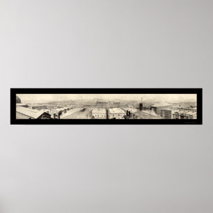 Póster Stockyards Chicago Photo 1899