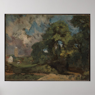 Póster Stoke-by-Nayland - John Constable