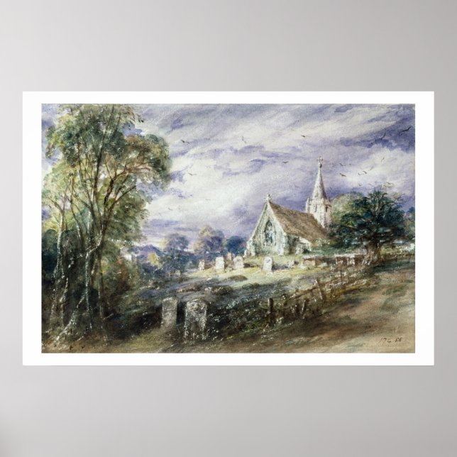 Póster Stoke Poges Church (Frente)