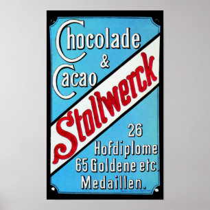 Póster Stollwerck - Chocolat - Chocolate - Schockolade