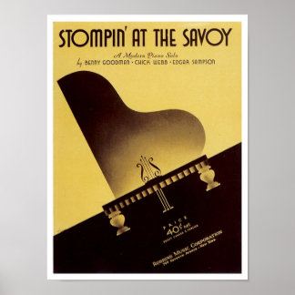 Póster Stompin' en la portada del libro de canciones Savo