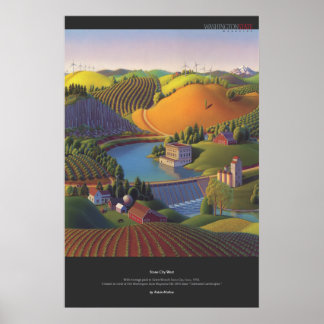 Póster Stone City West por Robin Moline