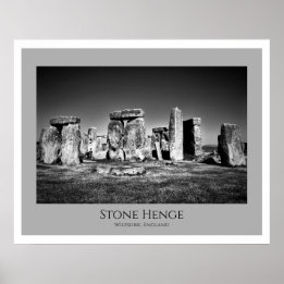 Póster Stone Henge, Poster de Inglaterra de Wiltshire