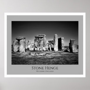 Póster Stone Henge, Poster de Inglaterra de Wiltshire