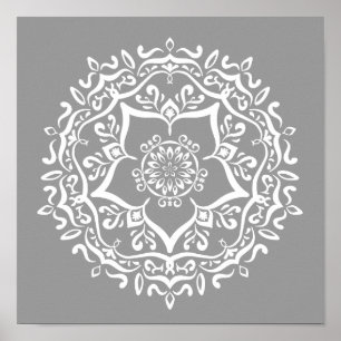 Póster Stone Mandala