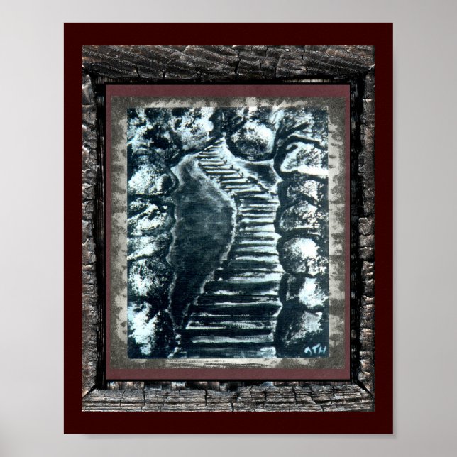 Póster Stone Pathway (Frente)