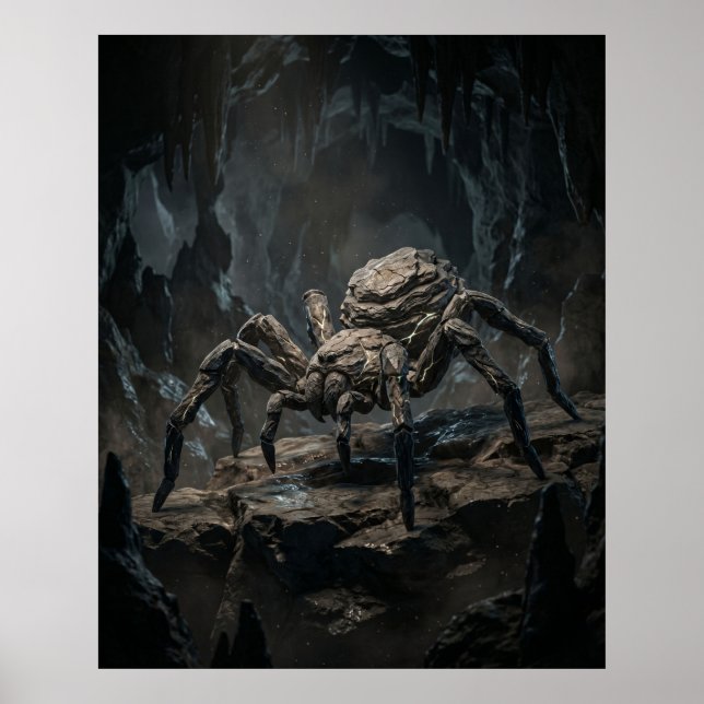 Póster Stone Spider Forgotten Cavern (Frente)