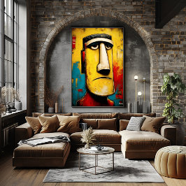 Póster Stone Witness — Contemporary Abstract Expressionis