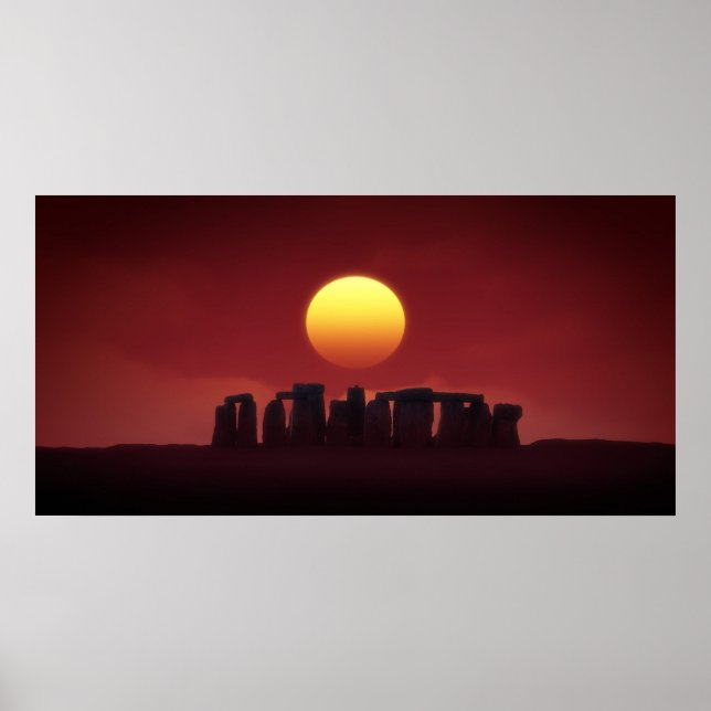 Póster Stonehenge (Frente)