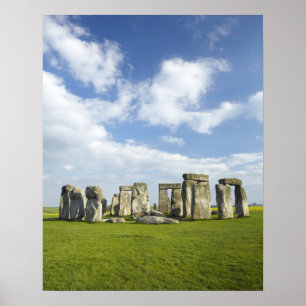 Póster Stonehenge (alrededor de 2500 a. C.), UNESCO World