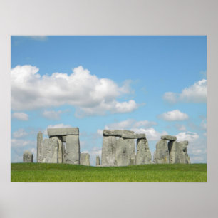 Póster Stonehenge de verano medio