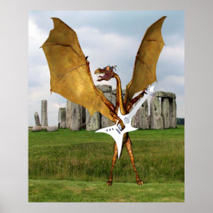 Póster Stonehenge Dragon