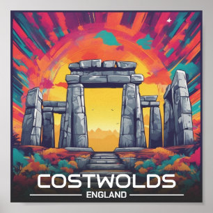 Póster Stonehenge england Wiltshire World Heritage