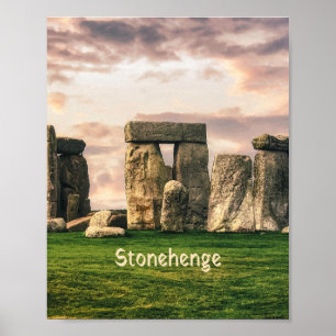 Póster Stonehenge Inglaterra Reino Unido