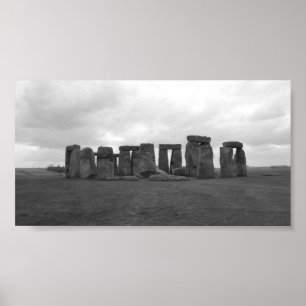 Póster Stonehenge, llano de Salisbury