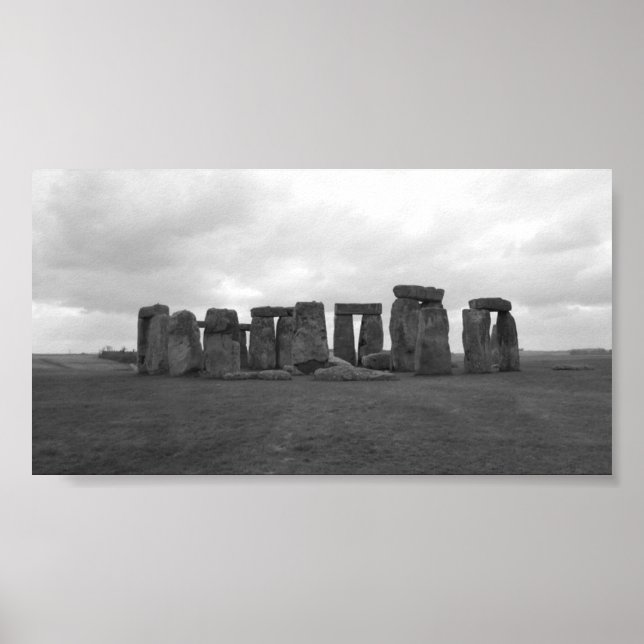 Póster Stonehenge, llanura de Salisbury (Frente)