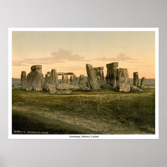 Póster Stonehenge, Salisbury, Inglaterra (Frente)