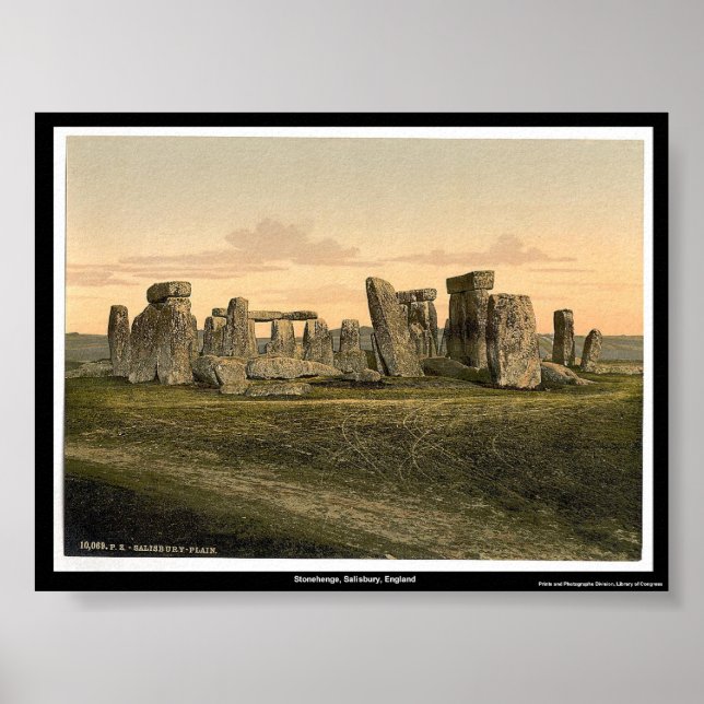 Póster Stonehenge, Salisbury, Inglaterra (Frente)