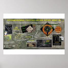 Póster Stonehenge - Taurus Star Map 3