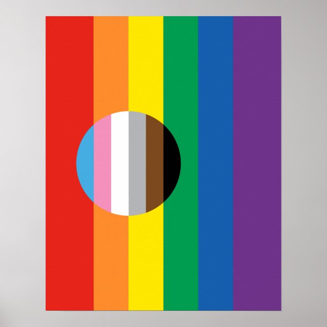 PÓSTER STONEWALL50 𝘐 𝘕 𝘊 𝘓 𝘜 𝘚 𝘐 ~ FLAG (Frente)