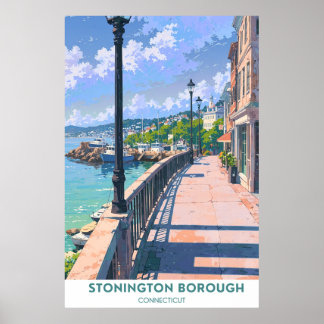 Póster Stonington Borough, Connecticut