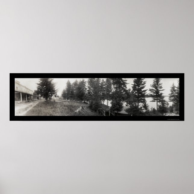 Póster Stony Lake Hotel Glenfield, Nueva York Photo 1921 (Frente)