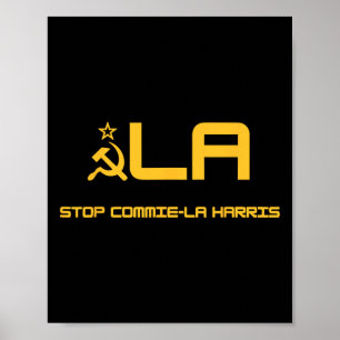 Póster Stop Commie-la Harris Stop Commie-la Harris Kamala