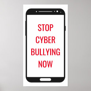 Póster Stop Cyber Bullying
