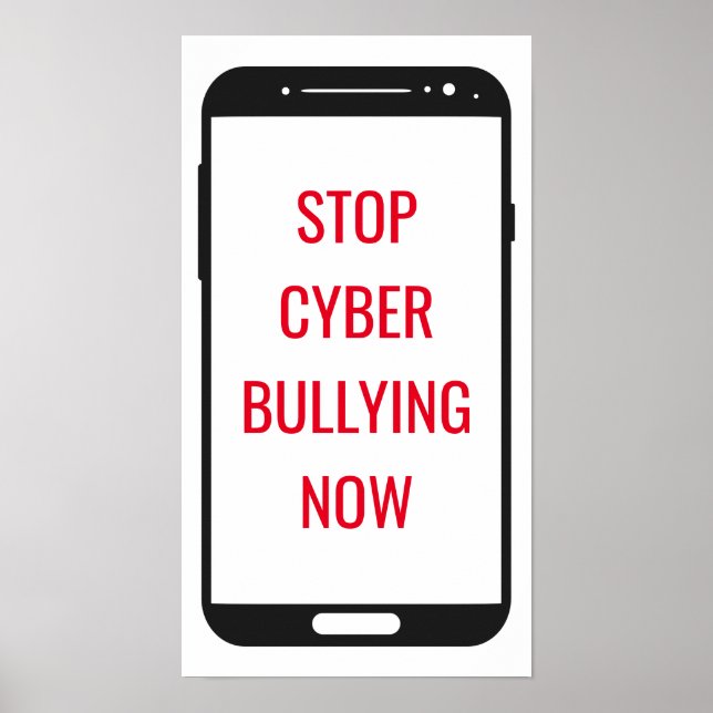 Póster Stop Cyber Bullying (Frente)