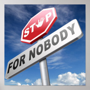 Póster Stop for Nobody