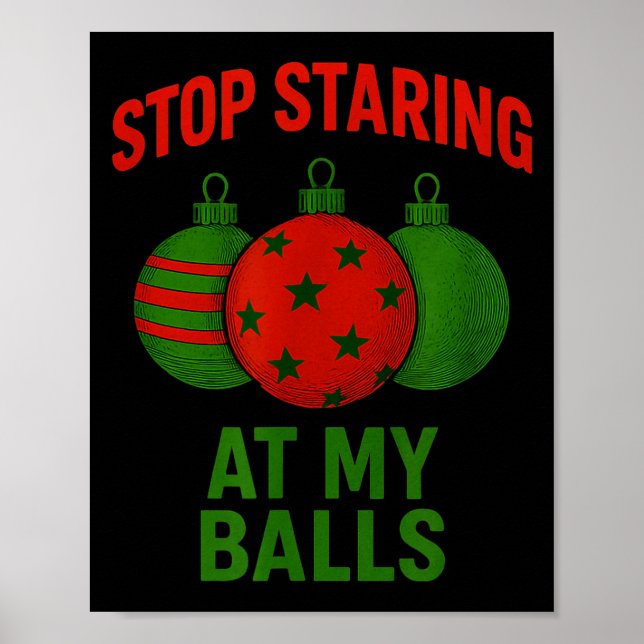 Póster Stop Staring At My  (Frente)
